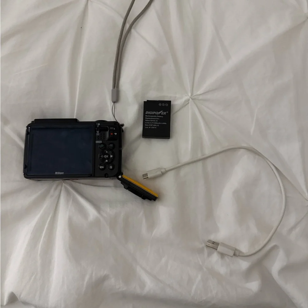 Nikon Black Digital Camera with Accessories